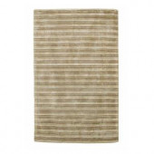 Kas Rugs Textured Stripe Platinum 2 ft. 6 in. x 4 ft. 2 in. Area Rug