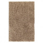 Shaw Living Sahara Taupe Coffee 30 in. x 46 in. Scatter Rug