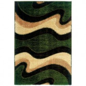 United Weavers Shimmer Green 6 ft. 7 in. x 9 ft. 10 in. Area Rug