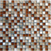 EPOCH Desertz Rangipo-1422 Stone And Glass Blend 12 in. x 12 in. Mesh Mounted Floor & Wall Tile (5 Sq. Ft./Case)