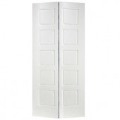 Masonite Riverside Smooth 10-Panel Hollow-Core Primed Composite Interior Bifold Closet Door