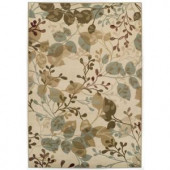 Achim Easton Ivory Delight 62 in. x 91 in. Area Rug