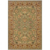 LR Resources Traditional Green and Gold 1 ft. 10 in. x 3 ft. 1 in. Plush Indoor Area Rug