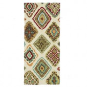 Loloi Rugs Olivia Life Style Collection Ivory Multi 2 ft. x 5 ft. Runner