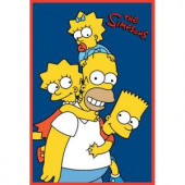 Fun Rugs The Simpsons Homer and Kids Multi Colored 19 in. x 29 in. Accent Rug