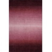 Momeni City Life Collection Plum 2 ft. 3 in. x 8 ft. Area Rug