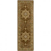 Nourison Rug Boutique Palace Treasures Chocolate 2 ft. 3 in. x 7 ft. 6 in. Runner