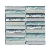 Splashback Tile Avalanche Mixed Materials Floor and Wall Tile - 6 in. x 6 in. Tile Sample