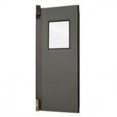 Aleco ImpacDor HD-175 1-3/4 in. x 36 in. x 84 in. Charcoal Gray Impact Door