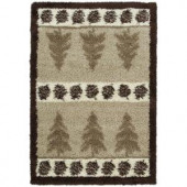 United Weavers Overstock Spruce Mocha 7 ft. 10 in. x 10 ft. 6 in. Contemporary Area Rug