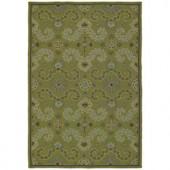 Kaleen Home & Porch Isle of Hope Celery 5 ft. x 7 ft. 6 in. Area Rug
