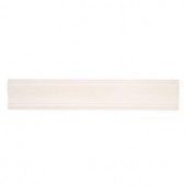 Jeffrey Court Royal Cream Gloss Crown 2 1/4 in. x 12 in Wall Tile