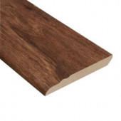 Hampton Bay Walnut Plateau 12.7 mm Thick x 3-13/16 in. Wide x 94 in. Length Laminate Wall Base Molding