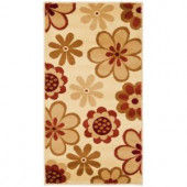 Safavieh Porcello Ivory/Rust 4 ft. x 5.6 ft. Area Rug