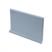 U.S. Ceramic Tile Color Collection Bright Dusk 4 in. x 6 in. Ceramic Cove Base Wall Tile