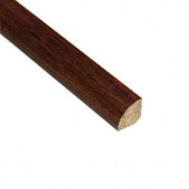 Home Legend Strand Woven Sapelli 3/4 in. Thick x 3/4 in. Wide x 94 in. Length Bamboo Quarter Round Molding