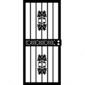 Grisham 404 Series 36 in. x 80 in. Black Niagara Security Door