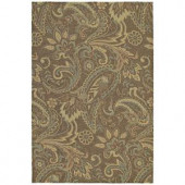 Kaleen Home & Porch Rivers End Mocha 5 ft. x 7 ft. 6 in. Area Rug