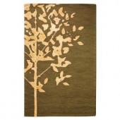 Home Decorators Collection Woodland Brown 5 ft. 3 in. x 8 ft. Area Rug