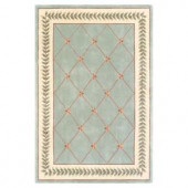 Kas Rugs French Trellis Sage/Ivory 2 ft. 6 in. x 4 ft. 2 in. Area Rug