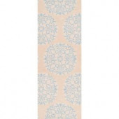 Surya Angelo:HOME Winter Sky Blue 2 ft. 6 in. x 8 ft. Contemporary Runner