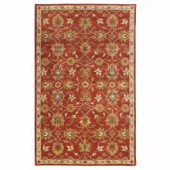 Home Decorators Collection Kent Red 5 ft. x 8 ft. Area Rug