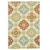 Loloi Rugs Olivia Life Style Collection Ivory Sage 5 ft. x 7 ft. 6 in. Area Rug