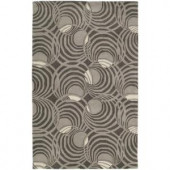 Kaleen Astronomy Lunar Graphite 7 ft. 6 in. x 9 ft. Area Rug