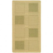 Safavieh Courtyard Natural/Olive 2.6 ft. x 5 ft. Area Rug