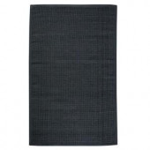 Home Decorators Collection Woolen Jute Black 5 ft. 6 in. x 8 ft. 6 in. Area Rug