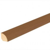 Mohawk Umbrian Walnut 19.05 in. Thick x 0.75 in. Width x 94 in. Length Quarter Round Laminate Molding