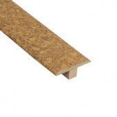 Home Legend Natural Basket Weave 7/16 in. Thick x 1-3/4 in. Wide x 78 in. Length Cork T-Molding