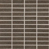 Daltile Identity Oxford Brown Fabric 12 in. x 12 in. x 9-1/2mm Porcelain Sheet-Mounted Mosaic Tile (9 sq. ft. / case)