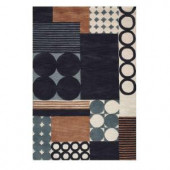 Home Decorators Collection Complex Blue 9 ft. 6 in. x 13 ft. 6 in. Area Rug