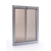PlexiDor Performance Pet Doors 16 in. x 23.75 in. Chew Proof XLarge Silver Wall Mount Dog Door
