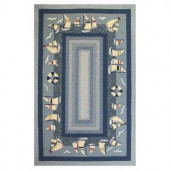 Kas Rugs Sail Away Blue 2 ft. 3 in. x 3 ft. 9 in. Area Rug