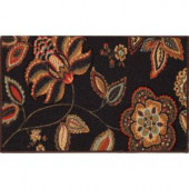 Home Dynamix Brentwood Dark Brown 19.6 in. x 31.5 in. Scatter Mat
