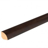 Mohawk Chocolate Maple 19.05 in. Thick x 0.75 in. Width x 94 in. Length Quarter Round Laminate Molding
