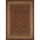 Home Dynamix Super Kashan Red 5 ft. 2 in. x 7 ft. 6 in. Area Rug