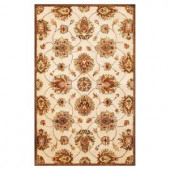 Kas Rugs In Style Kashan Ivory 5 ft. x 8 ft. Area Rug