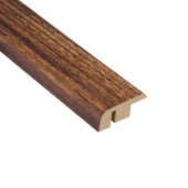 Hampton Bay Walnut Plateau 11.13 mm Thick x 1-5/16 in. Wide x 94 in. Length Laminate Carpet Reducer Molding