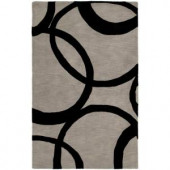 Kaleen Astronomy Gamma Graphite 5 ft. x 7 ft. 9 in. Area Rug