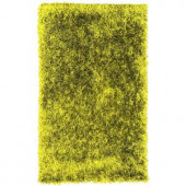 Lanart Electric Ave Lime 9 ft. x 12 ft. Area Rug