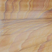 MS International Rainbow Teakwood 16 in. x 16 in. Gauged Sandstone Floor & Wall Tile