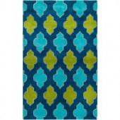 Rizzy Home Fusion Collection Multi Color 8 ft. x 10 ft. Area Rug
