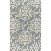 Artistic Weavers Meredith Silver Gray 5 ft. x 8 ft. Area Rug