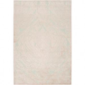 Brazil Ice Blue and Ecru 2 ft. 2 in. x 3 ft. Area Rug