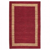 Home Decorators Collection Boundary Red 12 ft. x 15 ft. Area Rug