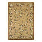 Kas Rugs Traditional Florals Beige 3 ft. 3 in. x 4 ft. 11 in. Area Rug