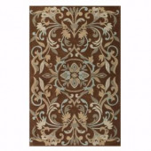 Home Decorators Collection Prescott Brown 2 ft. 3 in. x 3 ft. 9 in. Accent Rug